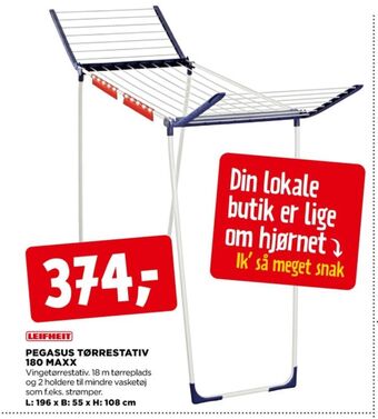 jem & fix Leifheit tørrestativ tilbud