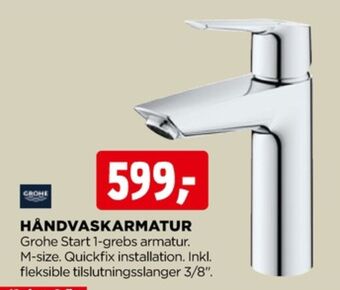 jem & fix Hansgrohe håndvaskarmatur tilbud