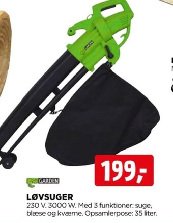 jem & fix Garden løvsuger tilbud