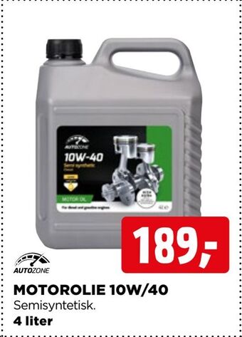 jem & fix Motorolie 10w/40 tilbud
