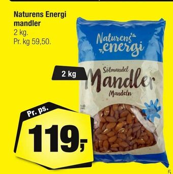 Calle Naturens Energi mandler tilbud