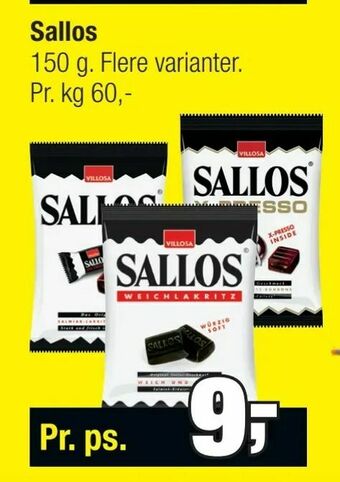 Calle Sallos tilbud