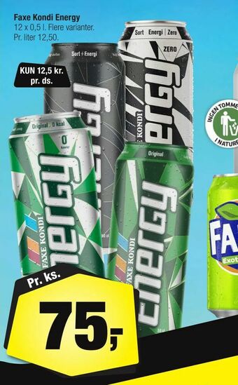 Calle Faxe Kondi Energy tilbud