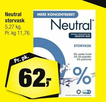 Calle Neutral storvask tilbud