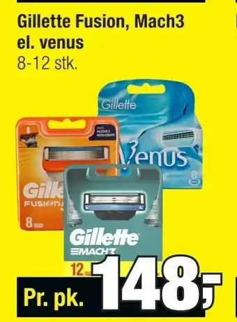 Gillette Fusion, Mach3 el. venus