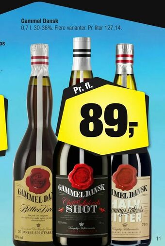 Calle Gammel Dansk tilbud