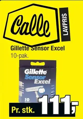 Calle Gillette Sensor Excel tilbud