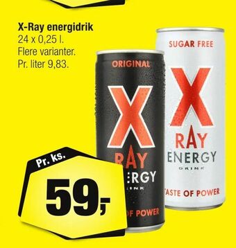 Calle X-Ray energidrik tilbud
