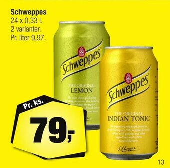 Calle Schweppes tilbud