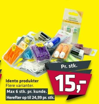 Fleggaard Idento produkter tilbud