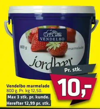 Fleggaard Vendelbo marmelade tilbud