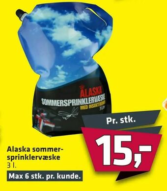 Fleggaard Alaska sommer sprinklervæske tilbud