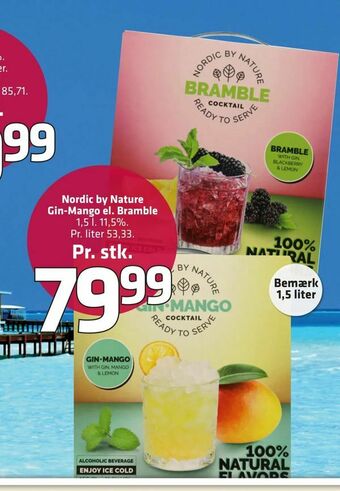 Nordic by Nature Gin-Mango el. Bramble