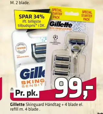 Fleggaard Gillette tilbud