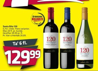 Fleggaard Santa Rita 120 tilbud