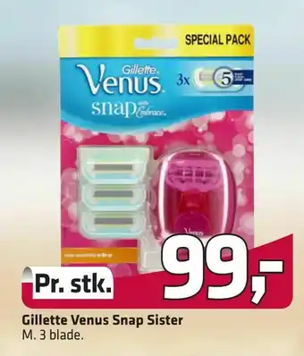 Fleggaard Gillette Venus Snap Sister tilbud