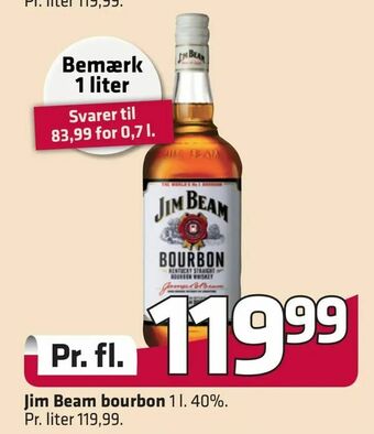 Fleggaard Jim Beam bourbon tilbud