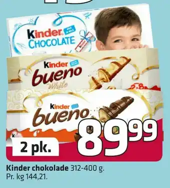 Fleggaard Kinder chokolade tilbud