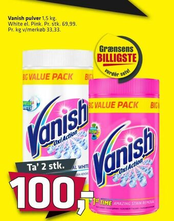 Fleggaard Vanish pulver tilbud