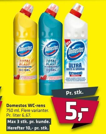 Fleggaard Domestos WC-rens tilbud