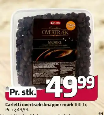 Fleggaard Carletti overtræksknapper mørk tilbud