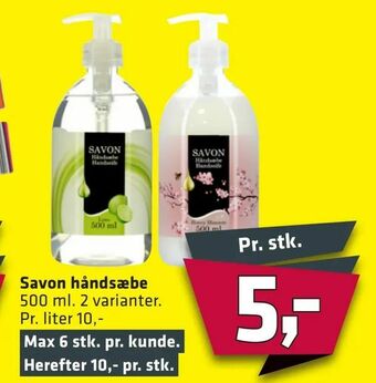 Fleggaard Savon håndsæbe tilbud