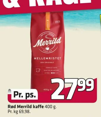 Fleggaard Rød Merrild kaffe tilbud