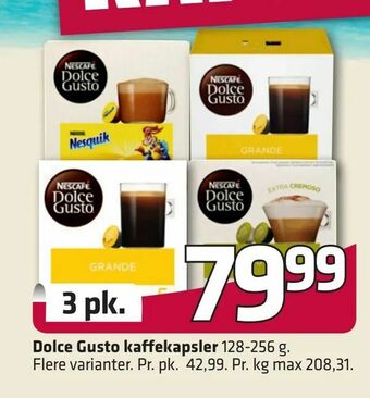 Fleggaard Dolce Gusto kaffekapsler tilbud