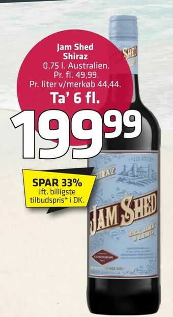 Fleggaard Jam Shed Shiraz tilbud