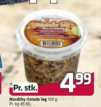 Fleggaard Nordthy ristede løg tilbud