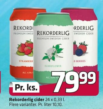 Fleggaard Rekorderlig cider tilbud