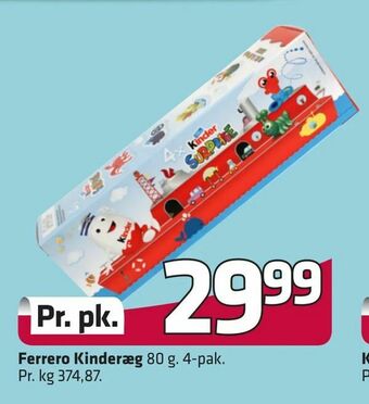 Fleggaard Ferrero Kinderæg tilbud
