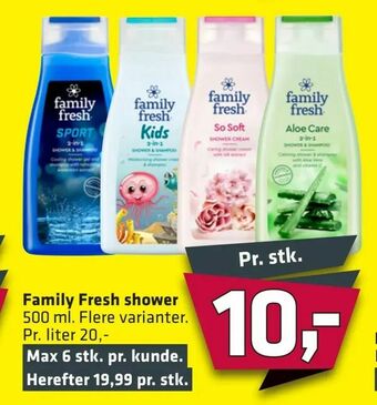 Fleggaard Family Fresh shower tilbud