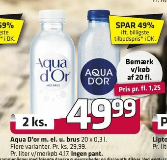 Fleggaard Aqua D'or m. el. u. brus tilbud