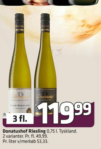 Fleggaard Donatushof Riesling tilbud