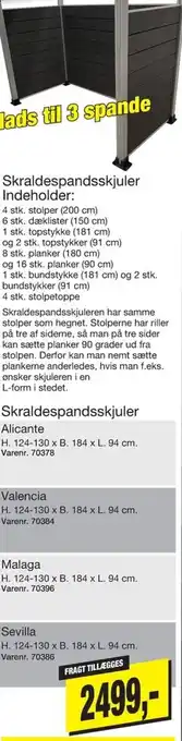 Skraldespandsskjuler indeholder