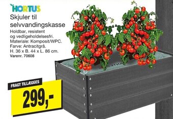 Harald Nyborg Skjuler til selvvandingskasse tilbud