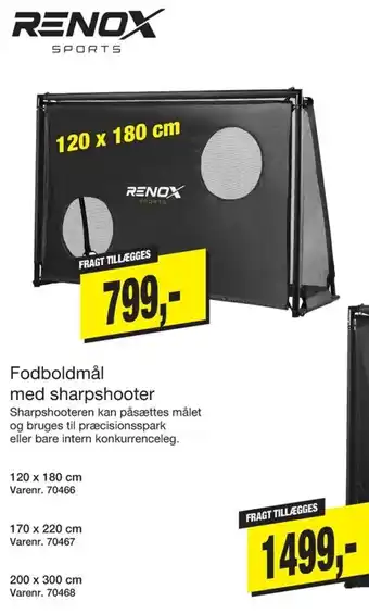 Harald Nyborg Fodboldmål med sharpshooter tilbud