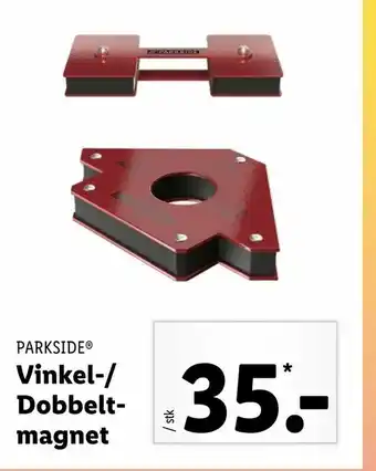 Vinkel-/ Dobbeltmagnet