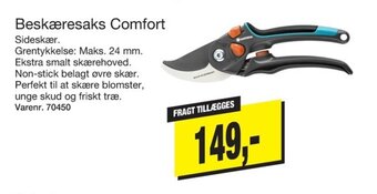 Beskæresaks comfort