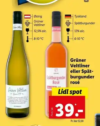 Grüner Veltliner eller Spätburgunder rosé
