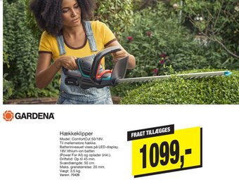 Harald Nyborg Hækkeklipper tilbud