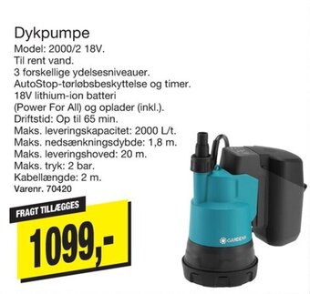Harald Nyborg Dykpumpe tilbud