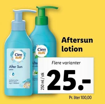 Aftersun lotion