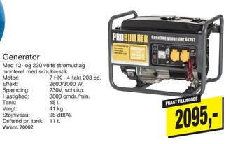 Harald Nyborg Generator tilbud