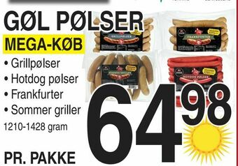 ABC Lavpris Gøl pølser tilbud