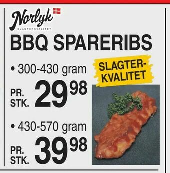 ABC Lavpris Bbq spareribs tilbud