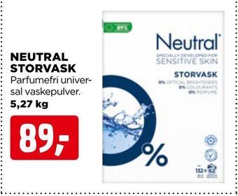 jem & fix Neutral storvask tilbud