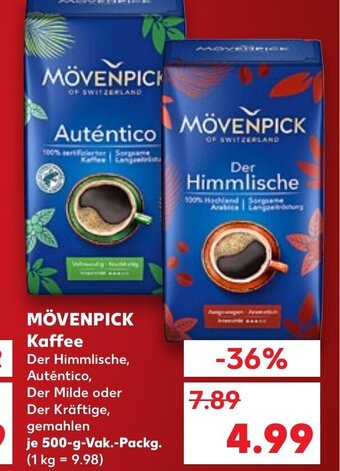 Kaufland DE Mövenpick Kaffee tilbud
