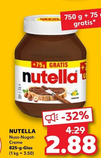 Kaufland Nutella Nuss- Nugat- Creme tilbud